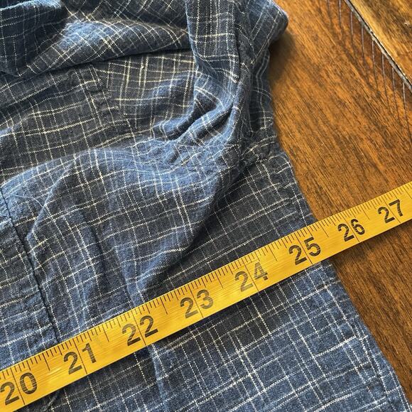 Patagonia Back Step Shirt Organic Cotton Blue Check XXL S126 - Picture 9 of 11